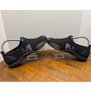 Merrell Womens Black Mesh Front Zip Slip On Sneakers J73426 Size 7.5